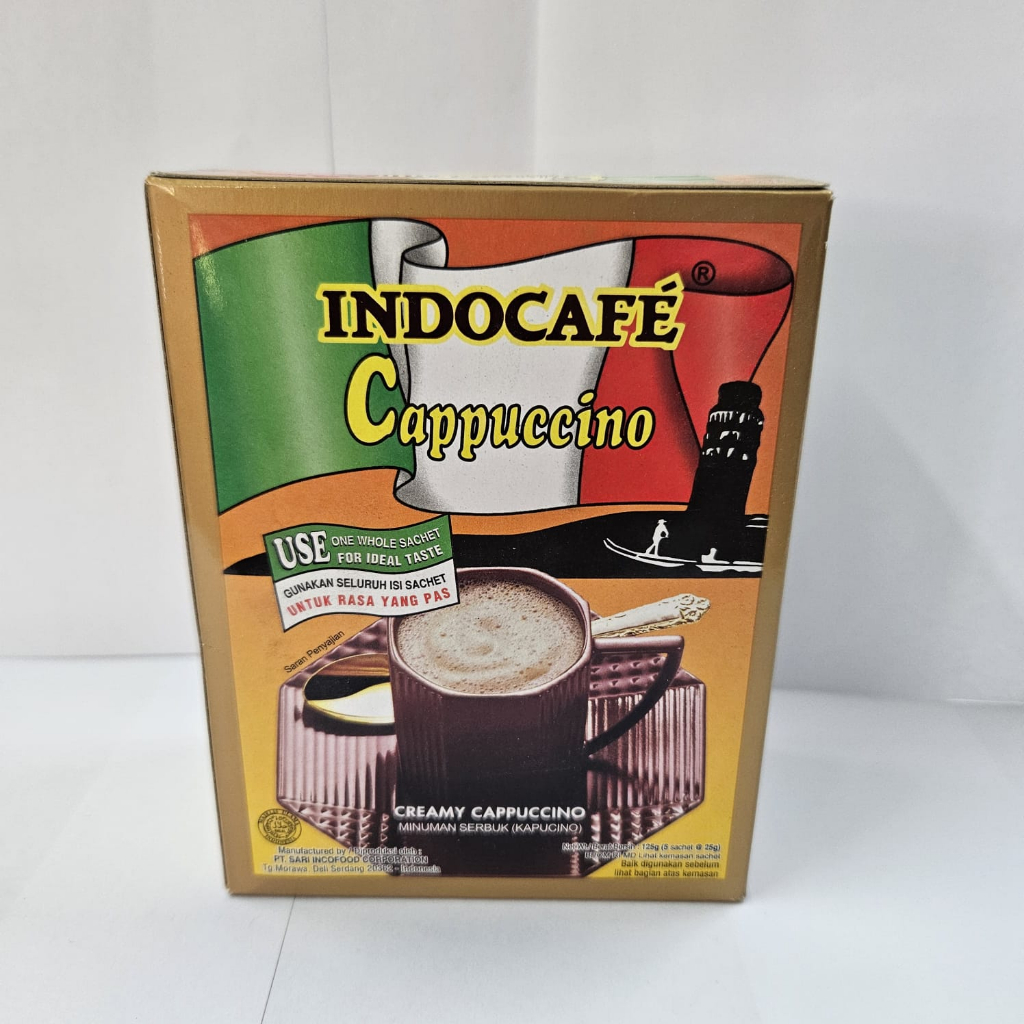 

Indocafe Cappuccino Kopi Instan 5x25 gram