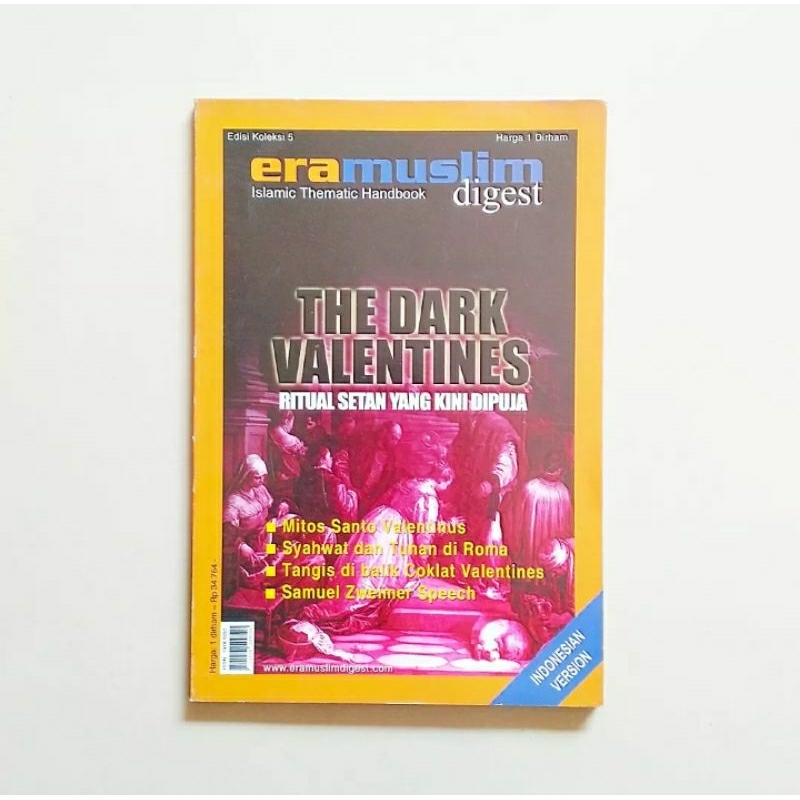 MAJALAH ERAMUSLIM DIGEST THE DARK VALENTINES Ritual Setan Yang Kini Dipuja
