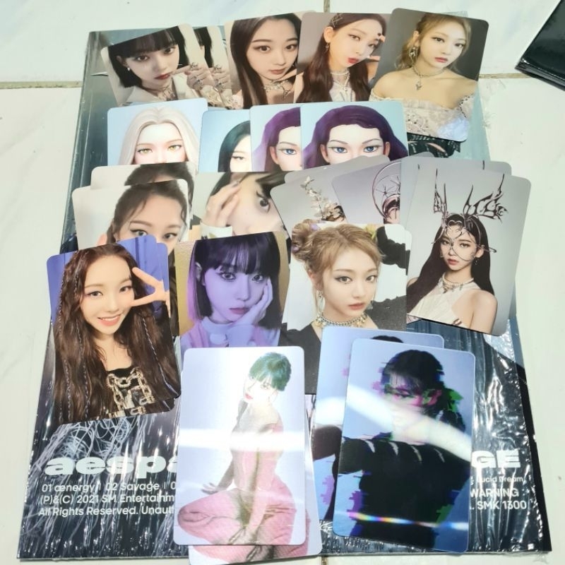 AESPA Photocard / AR Clip / AR Card / Postcard / Folded Poster / Roll Poster - Official From Album S