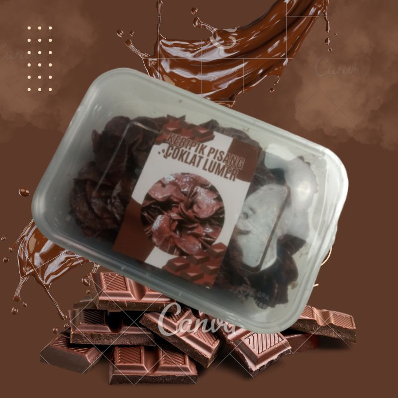 

Kripik Pisang Coklat Lumer Toples Kotak