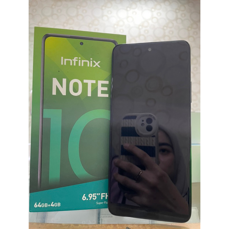 infinix note 10 4/64 second fullset