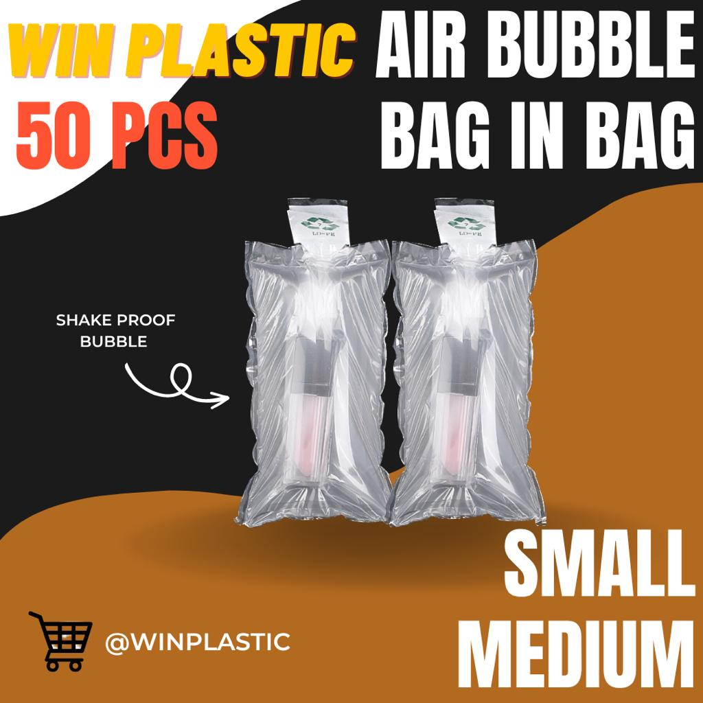 

Inflatable Air Bubble 50 pcs - Kantong Udara - Bubble Air - Plastik Udara Air Bubble Bag in bag Inflatable Buffer Bag Bubble Express Ukuran Kecil-Medium