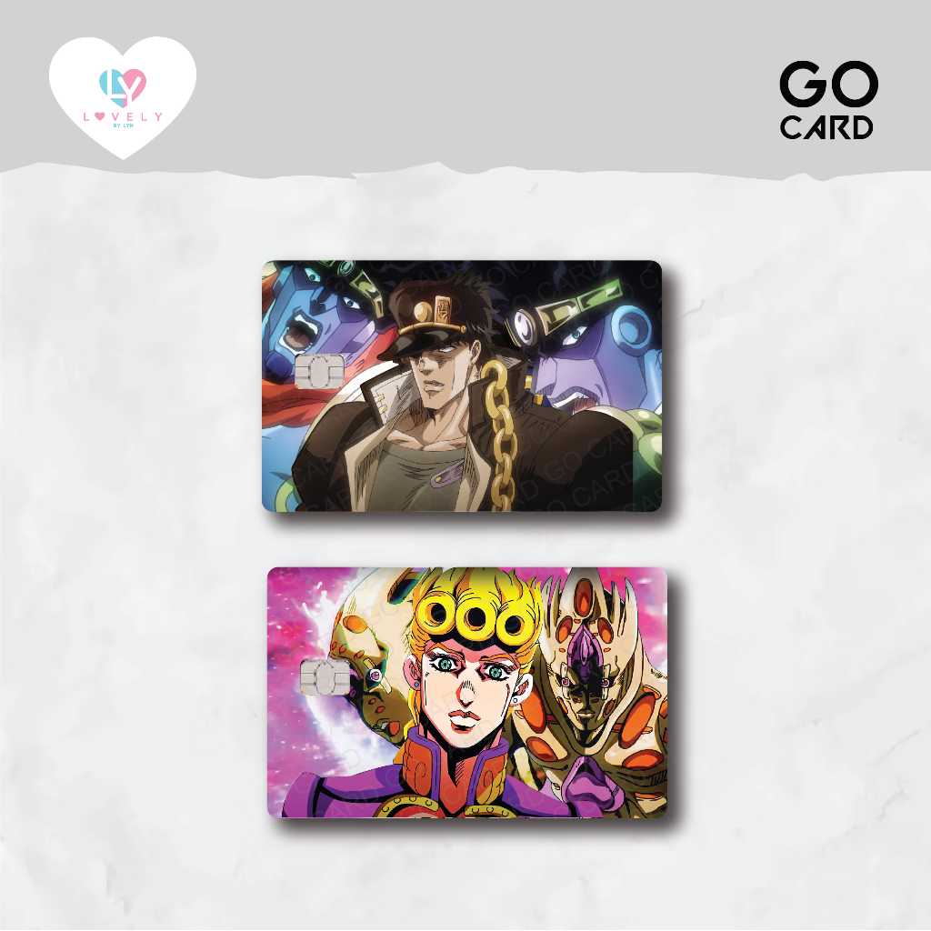 

Sticker Kartu ATM Jojo Bizzare Hologram Emoney Flazz Sticker