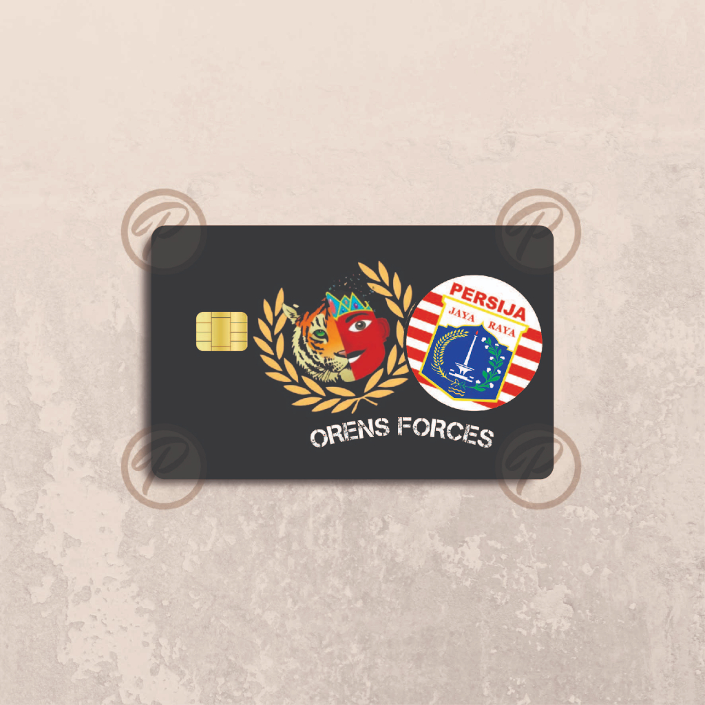

PERSIJA 1- Card Cover Skin Sticker - PLIATA Stiker Kartu ATM, E-Money, E-Toll
