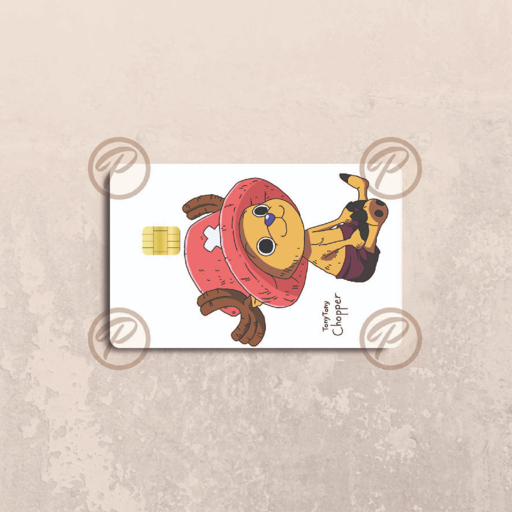 

C45 - TONY TONY CHOPPER - Card Cover Skin Sticker - PLIATA Stiker Kartu ATM, E-Money, E-Toll