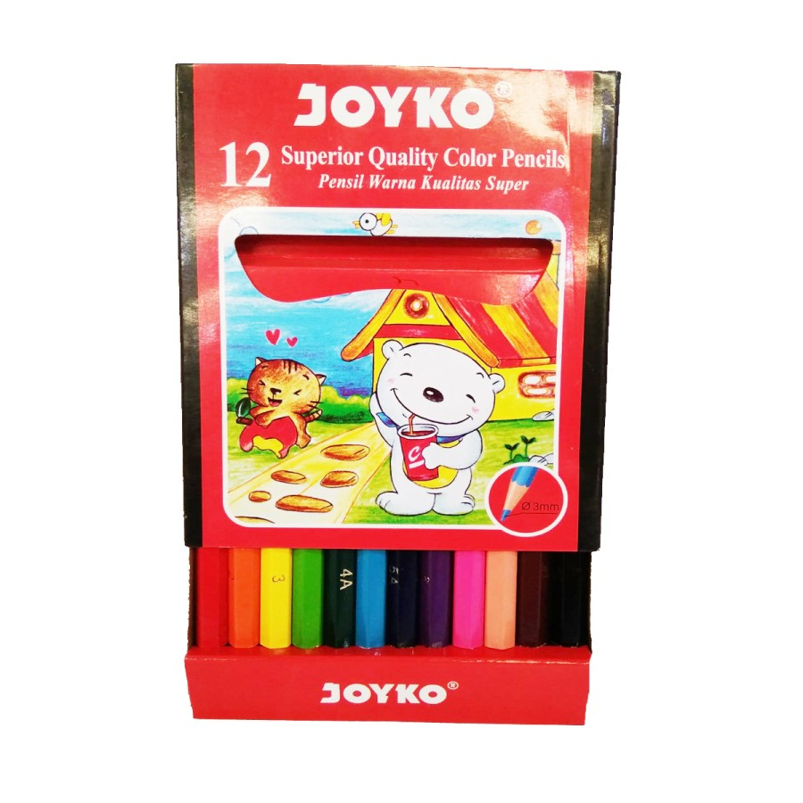 

Pensil Warna 12 Joyko Kecil CP-S12 Mini