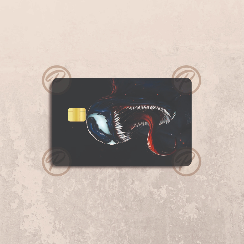 

MO8 - VENOM - Card Cover Skin Sticker - PLIATA Stiker Kartu ATM, E-Money, E-Toll