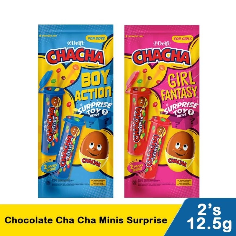 

Delfi Chocolate Cha Cha Minis Surprise 2X12.5G