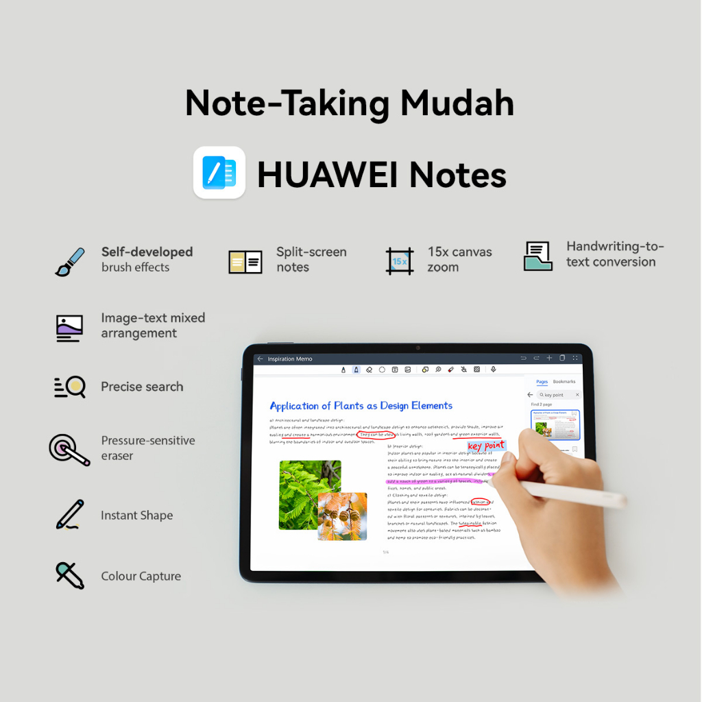 [GRATIS PEN + KB] HUAWEI MatePad Air Tablet [8+128G]| PC-Level Productivity | 144Hz 2.8K 3:2 FullView Display | Flagship-level Performance Image 7