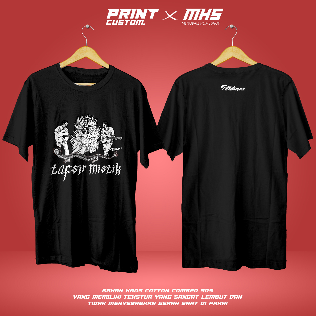 KAOS BAJU THE PANTURAS TAFSIR MISTIK LENGAN PENDEK COTTON COMBED 30S