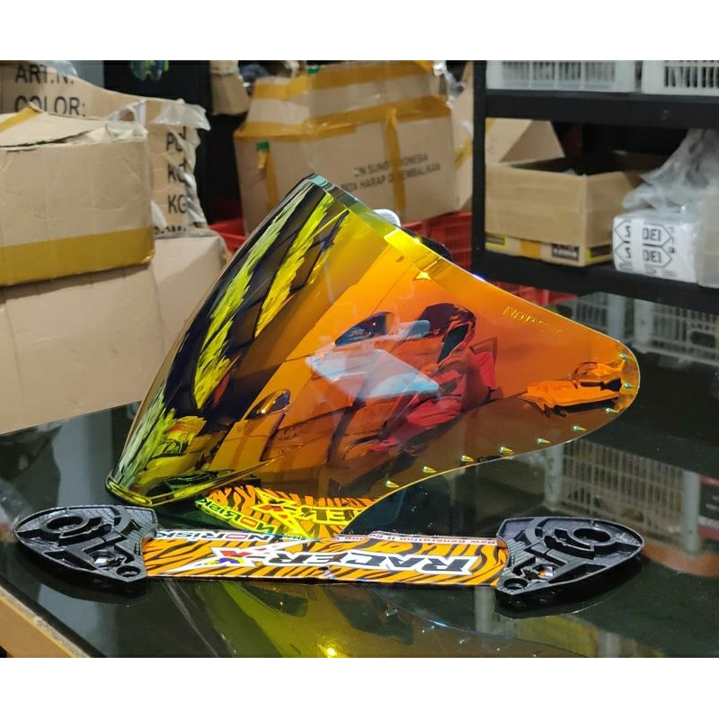 VISOR FLAT NJS KAIROZ + RACHET NORISK