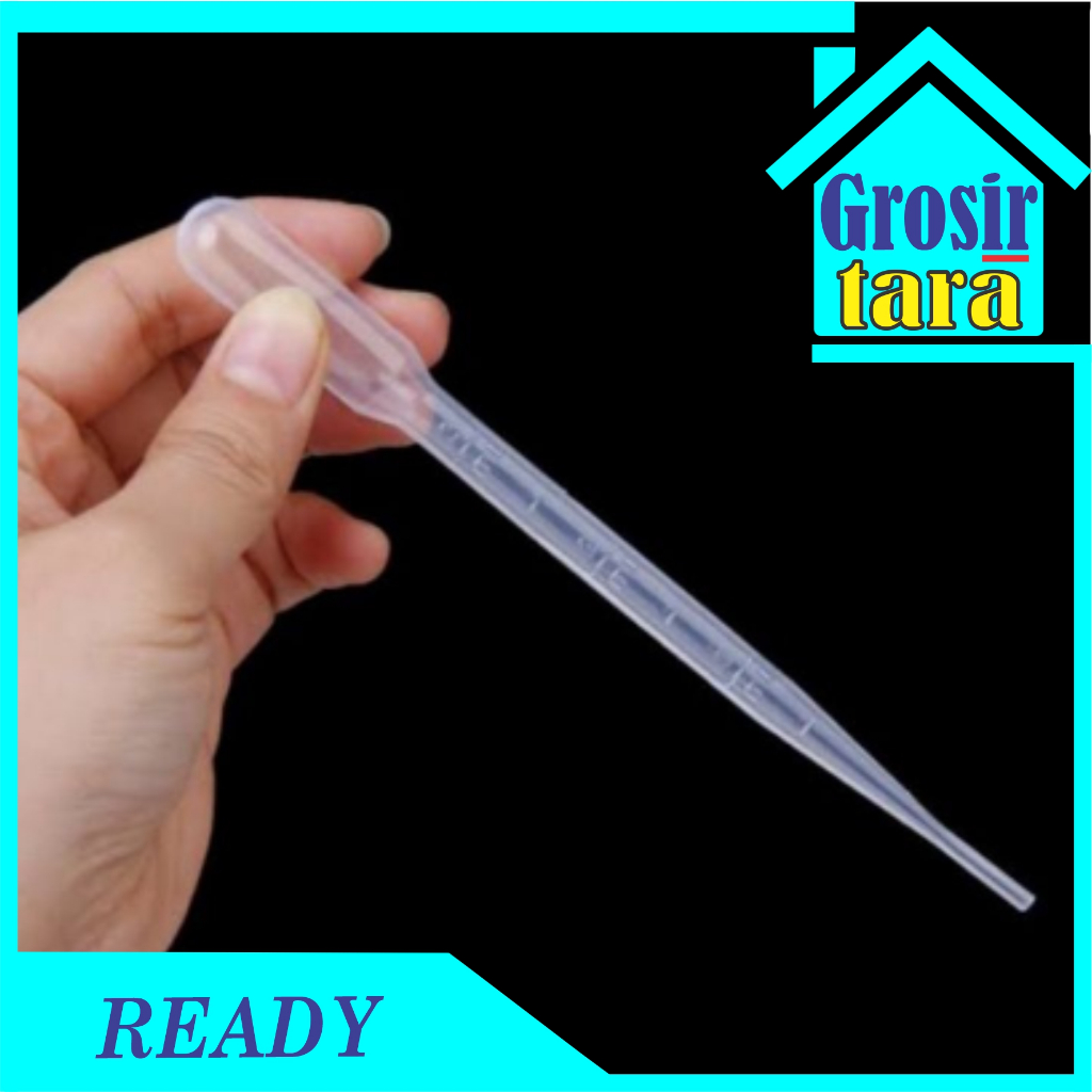 Pipet Tetes Plastik 3ml Dropping Pipette 3 ml dan 1ml 1 ml Pipet Tetes 15 cm