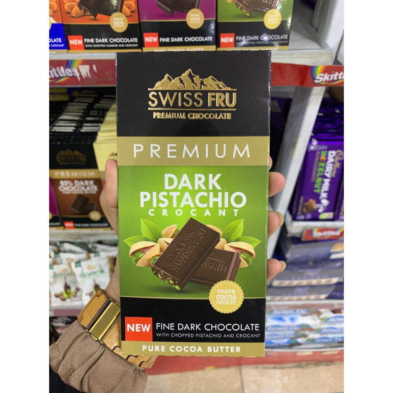 

SWISS FRU PREMIUM CHOCOLATE ALL VARIANTS! // DARK CHOCOLATE ORIGINAL // COKELAT IMPOR SWISS PREMIUM