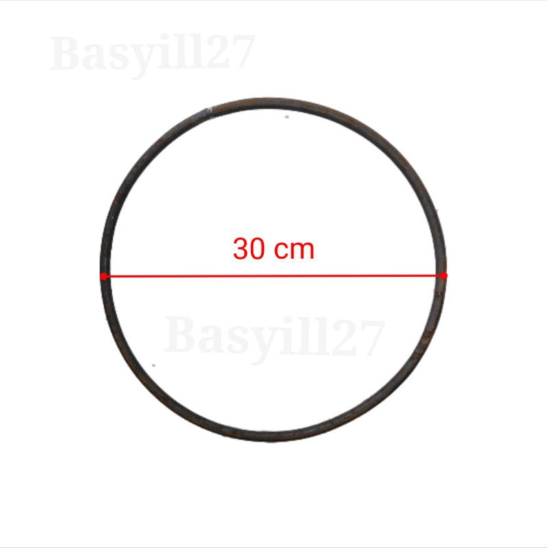 LINGKARAN BESI RING BULAT / DEKORASI BESI BULAT