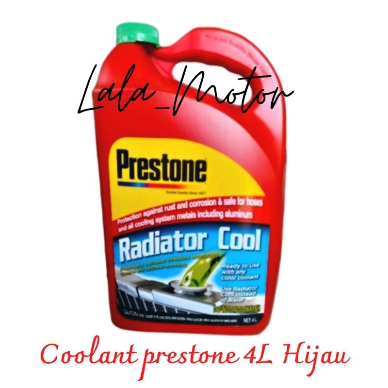 Air Radiator Coolant prestone 4L hijau