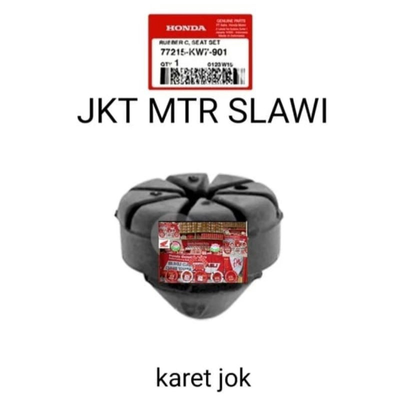 77215-KW7-900 karet bantalan ganjal jok sadel vario 125 150 assy scoopy beat vario 110 f1 beat pop e