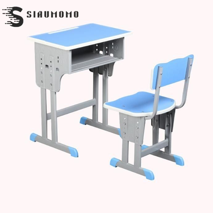 KH001- Meja Belajar Anak Kerangka Besi Kuat + Kursi Kerangka Besi Kuat Murah