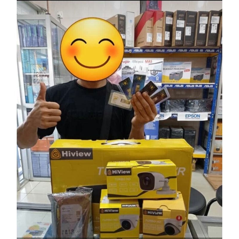 Paket Cctv Hiview 4 Chanel