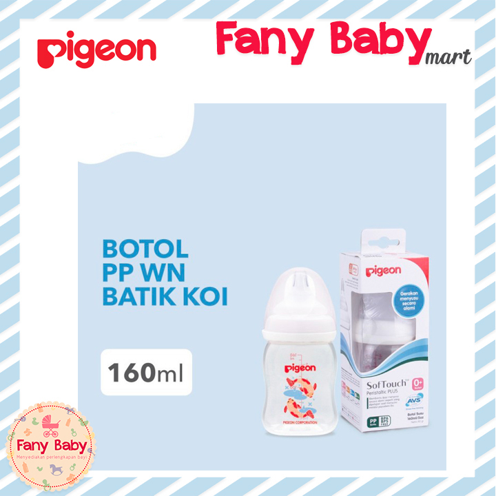 PIGEON BOTOL SUSU PP WIDE NECK 160ML