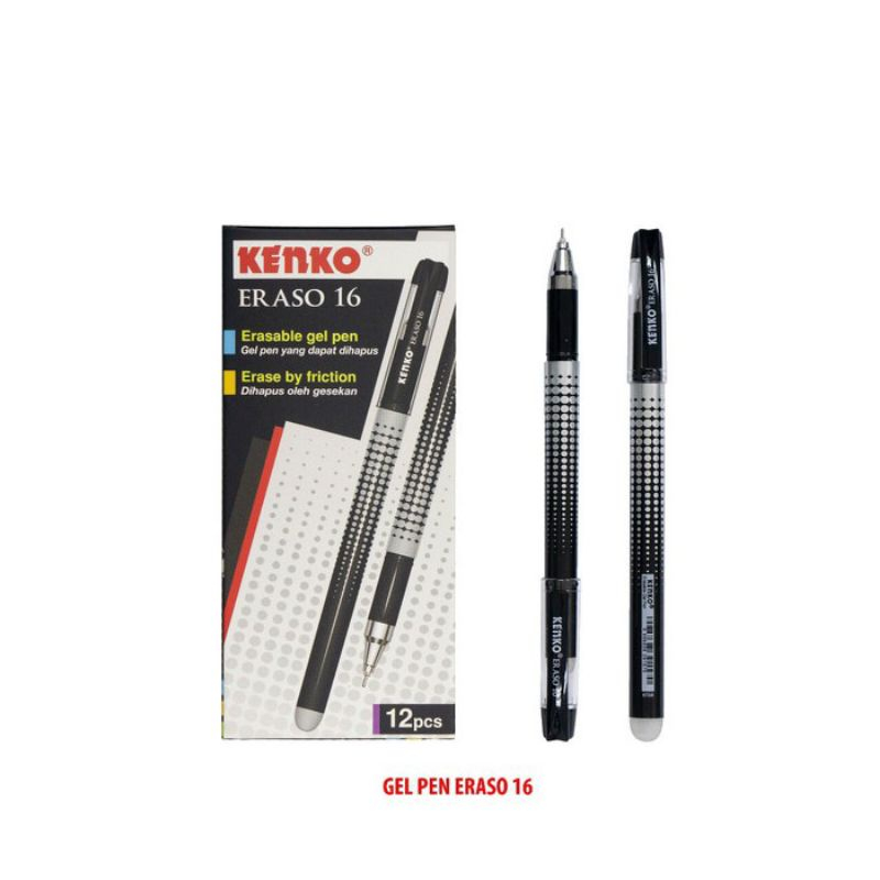 

Pulpen Hapus KENKO Eraso 16 ini bermata pulpen 0.38