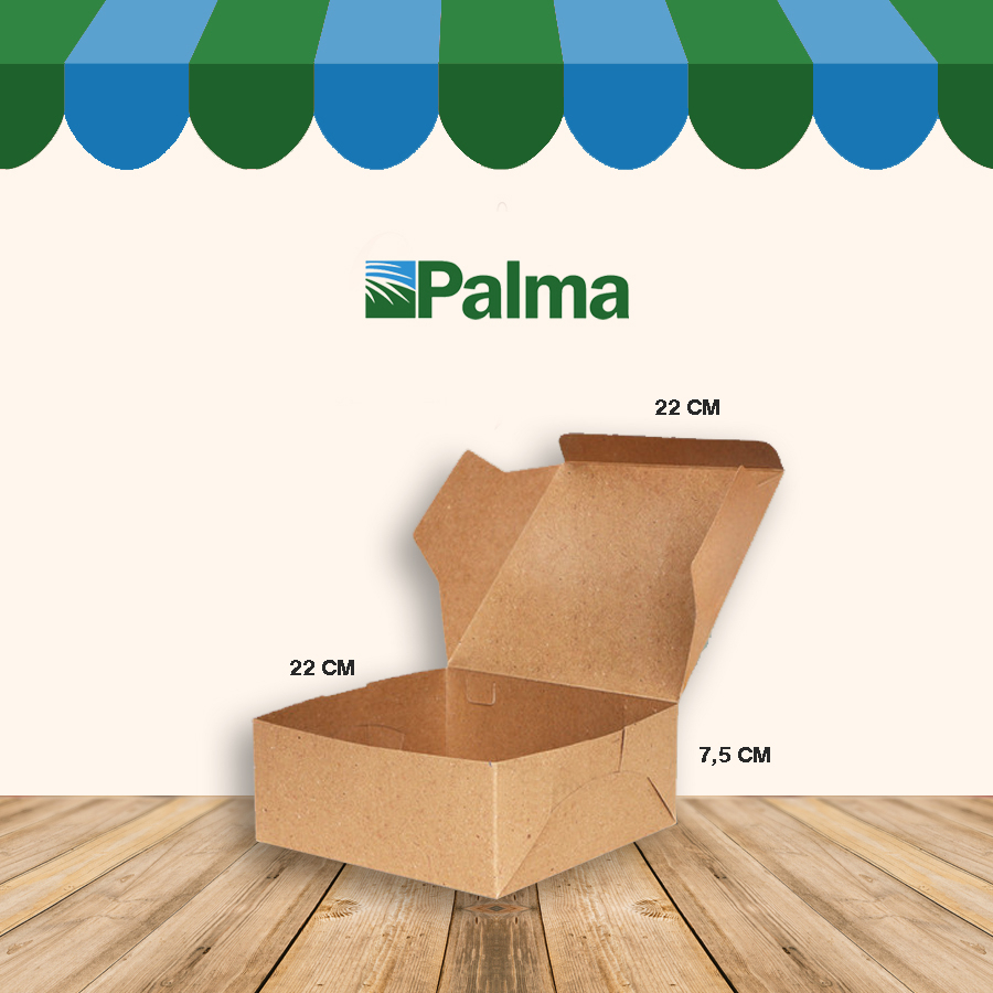 

BOX KRAFT - R10-B / 22X 22 X 7,5 CM