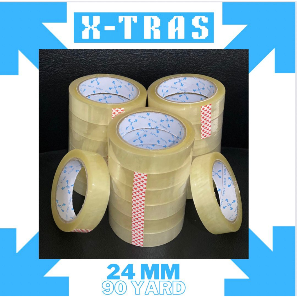 

X-Tras Selotip / Isolasi / Solatip Bening 24mm / 90yard