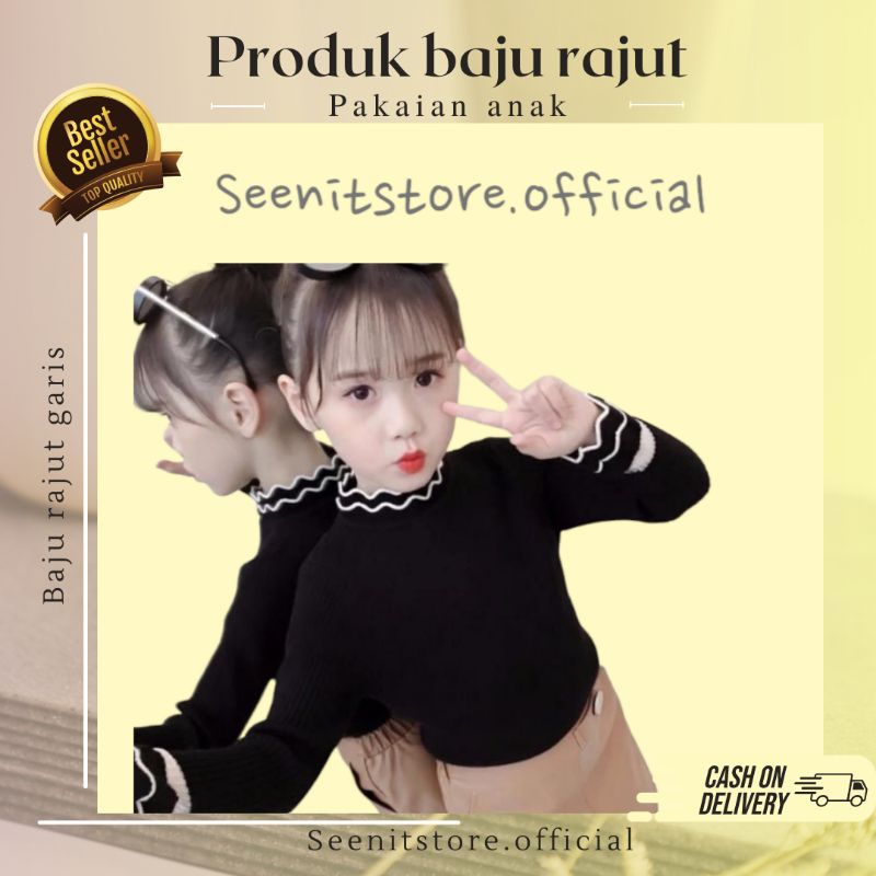 BAJU RAJUT ANAK PREMIUM MOTIF GARIS
