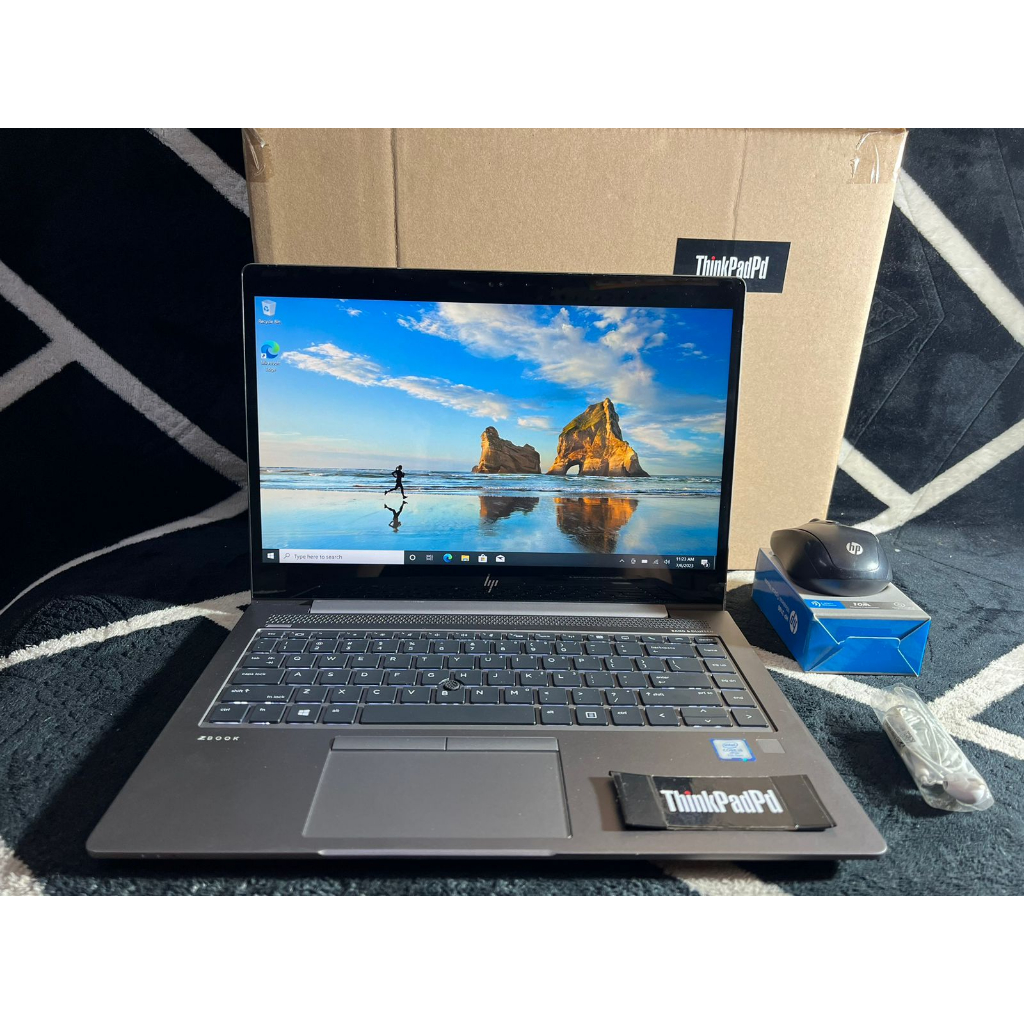 Laptop HP Zbook 14u G5 Core i5 FHD SSD slim mulus murah