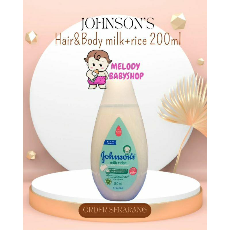 JOHNSON'S HAIR&BODY MILK+RICE