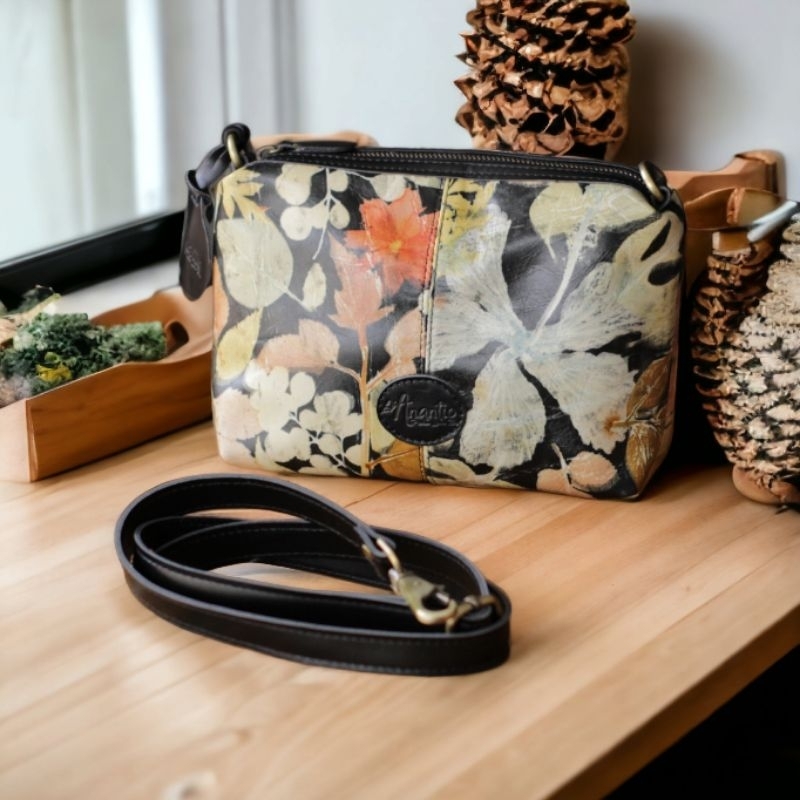 TAS SELEMPANG WANITA BUNTEL ECOPRINT TERLARIS