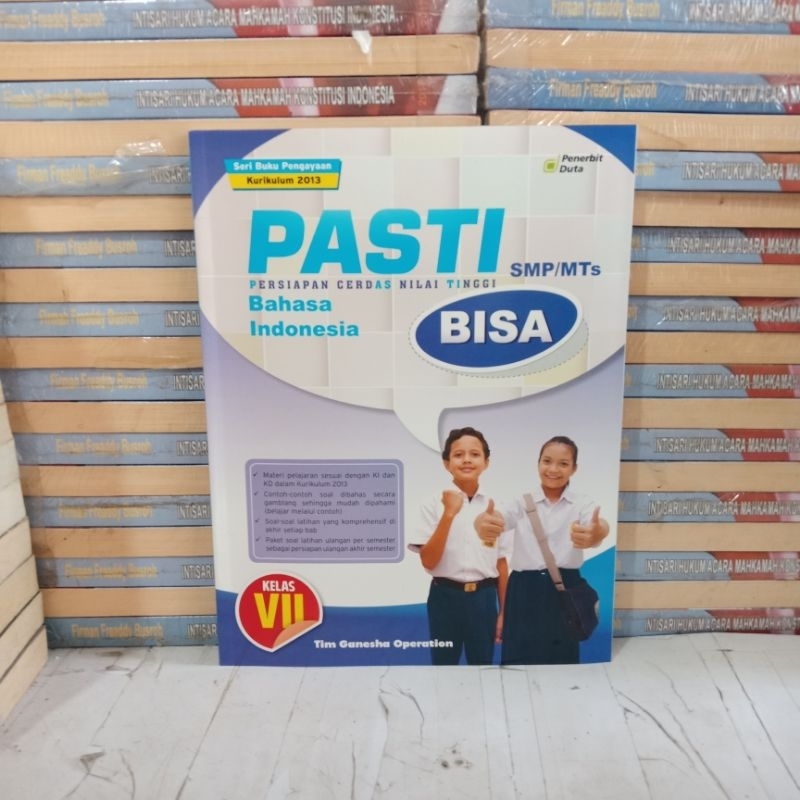 

BUKU ORI - PASTI BISA BAHASA INDONESIA PERSIAPAN CERDAS NILAI TIGGI SMP KLS VII