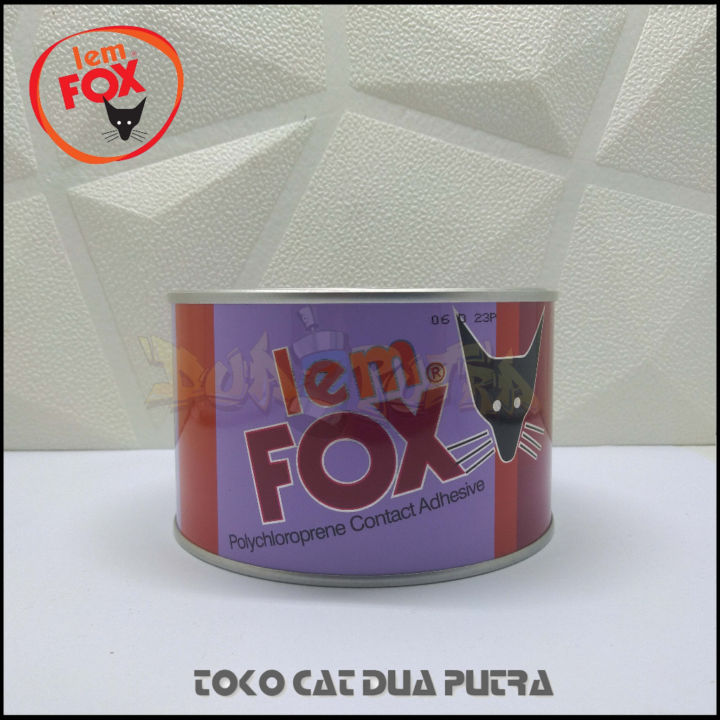 

Lem Perekat Serbaguna FOX Kuning Kaleng 300G