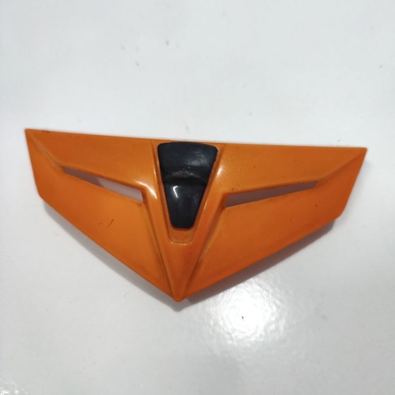 aksesoris visor Vent ventilasi udara depan mulut helm MDS Provent kuning bekas ORI copotan