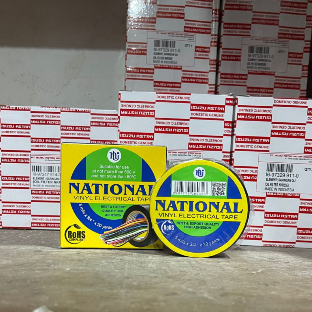 

KMD | Lem Nasional / Isolasi Listrik Kabel Hitam