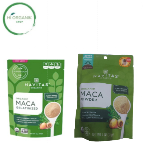 

Navitas Organics Maca Powder 113 G ; Navitas Organics Maca Gelatinized 113 G