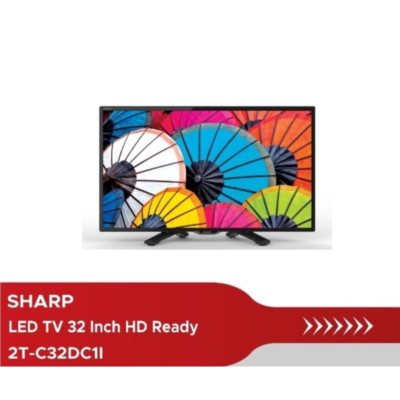 (Khusus Wilayah Kota palembang) LED TV 32 INCH SHARP HD 2T-C32DC1I, TV Sharp 32inch, Palembang
