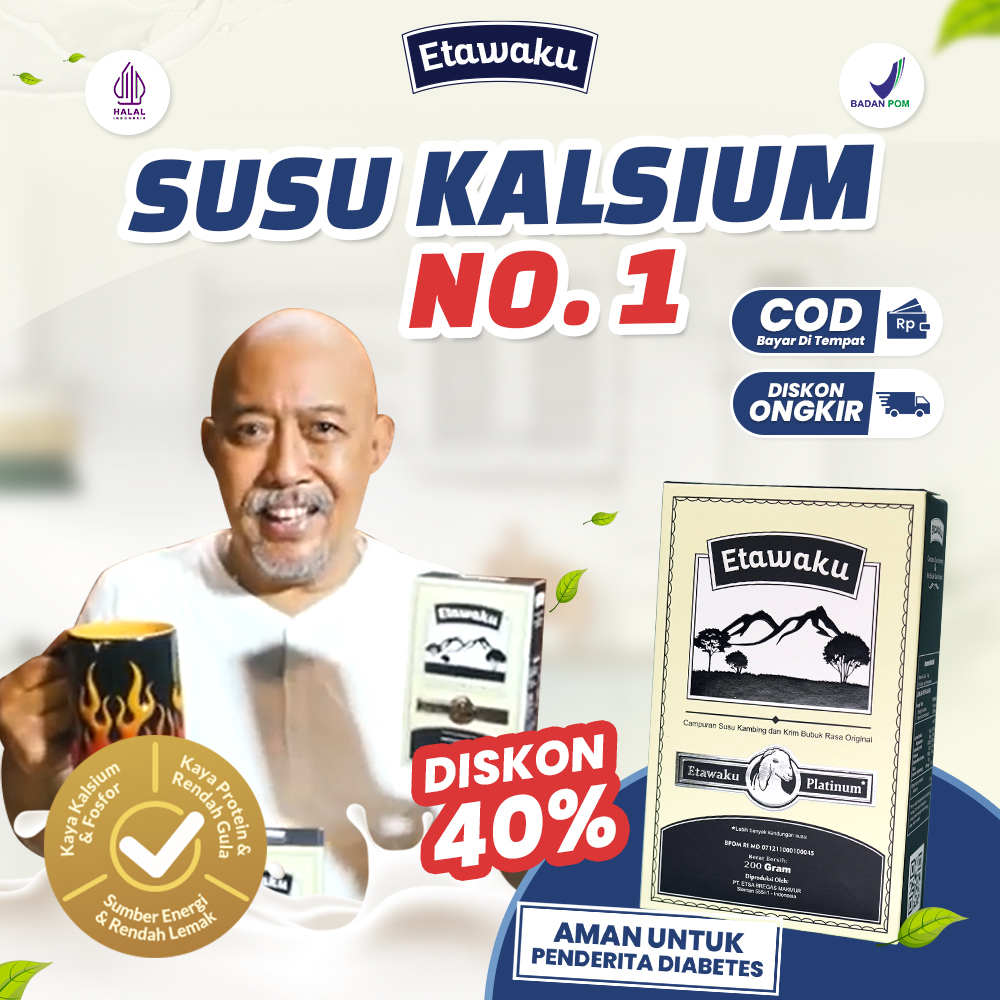 

Etawaku Platinum Susu Etawa Terlaris No 1 Murni 100% Asli, Atasi Masalah Nyeri Sendi dan Tulang, Pegal Linu, Asam Urat, Rematik, Nyeri Otot, Susu Herbal Rendah Gula Cocok Untuk Diminum Pengidap Diabetes, Susu Untuk Terapi Kesehatan Sendi dan Tulang