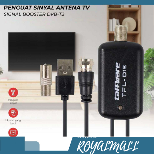 Penguat Sinyal Antena TV Amplifier Signal Booster DVB-T2 / Antena Penguat Sinyal Tv Signal Booster B