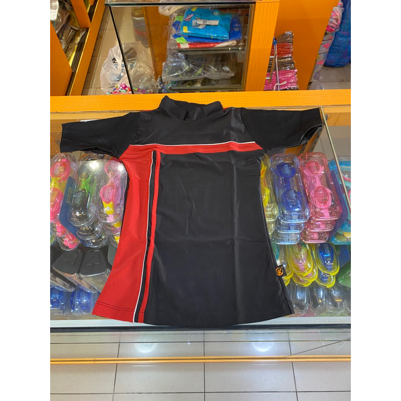 Atasan baju renang anak tangan pendek sport club