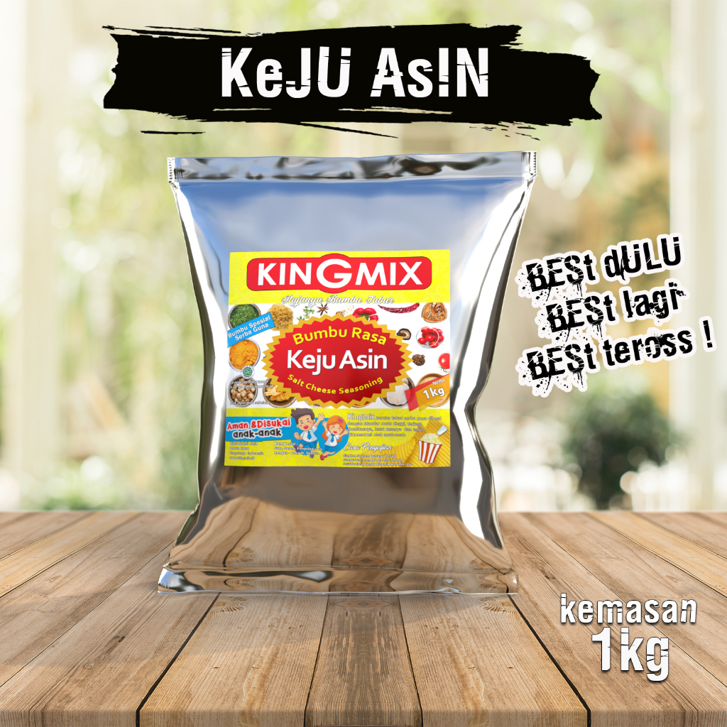 

Bumbu Tabur Rasa Keju Asin KING MIX 1 KG PREMIUM