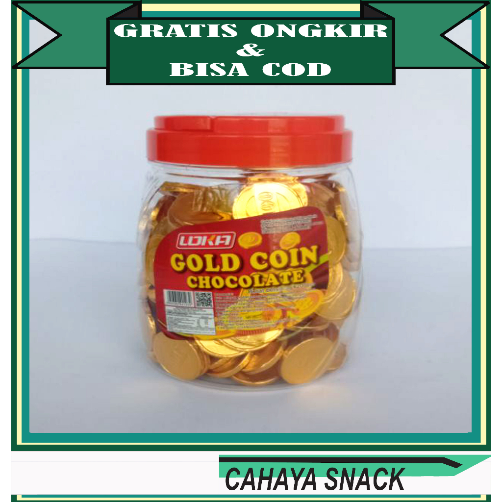 

Coklat Gold Koin US Dolar ( bentuk koin us dolar ) Isi 200 Pcs / netto 600 Gram