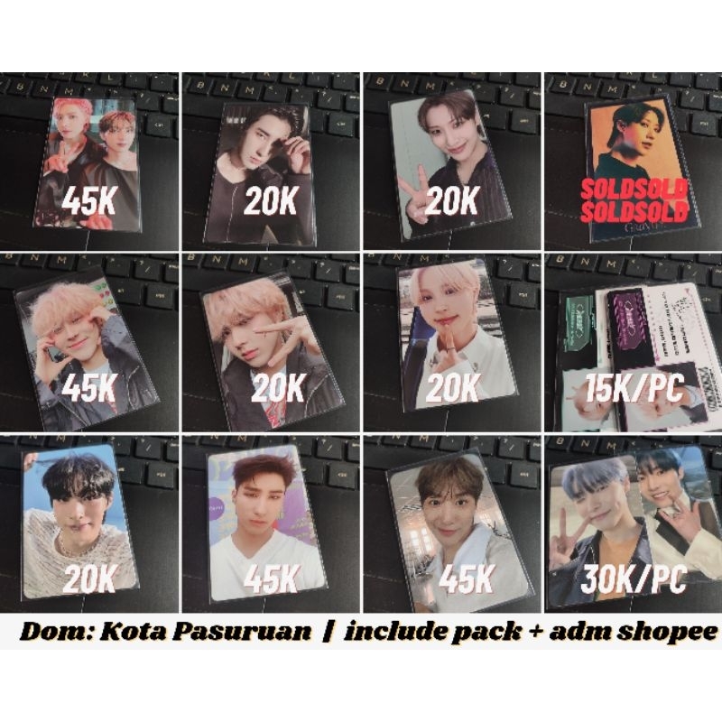 ONEWE PC PHOTOCARD YONGHOON HARIN HYUNGU KANGHYUN DONGMYEONG GIUK