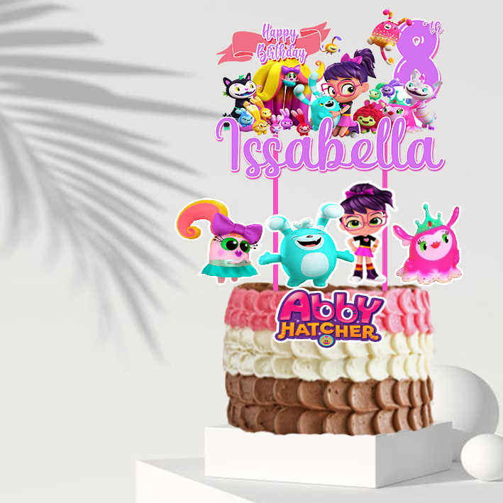 Abby Hatcher Ribbon Topper Cake Birthday / Hiasan Kue Ulang Tahun