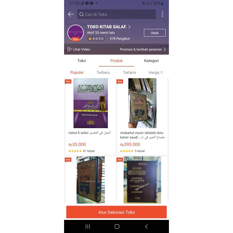 

toko kitab tolibul ilmi