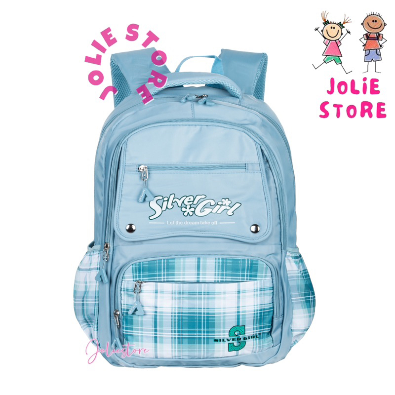 Tas Ransel Sekolah Perempuan Silver Girl 72614F