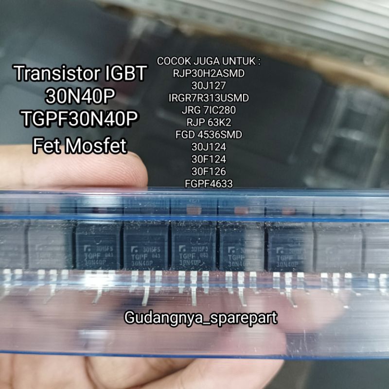 IGBT 30N40P ORIGINAL ASLI TGPF30N40P TRANSISTOR MOSFET TGPF 30N40 P