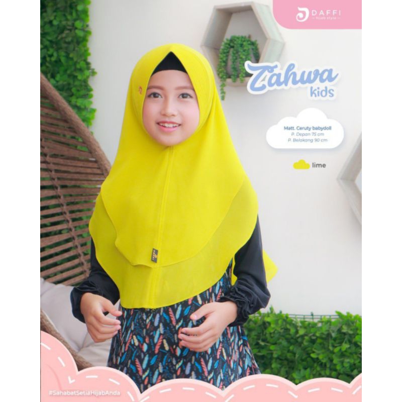 Jilbab Anak SD Zahwa Kids Daffi Hijab