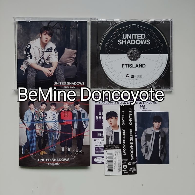 FTISLAND UNITED SHADOW JAPAN ALBUM + PHOTOCARD