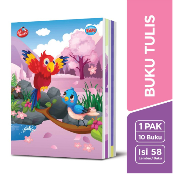 

1 PAK Buku Tulis Sinar Dunia - 58 Lembar