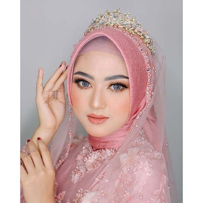 Slayer Pengantin Payet Mutiara Selaras Veil Sunting Weding Asesories Pernikahan Wanita Fashion Wanit